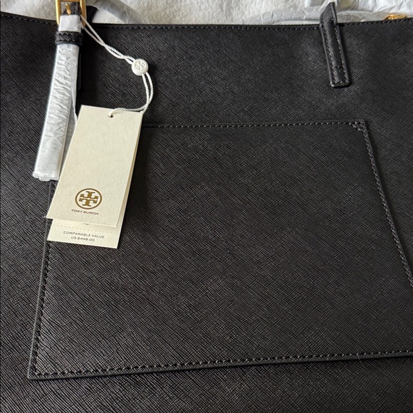 Tory Burch Elegant Black Tote/Work Bag - Picture 5 of 8